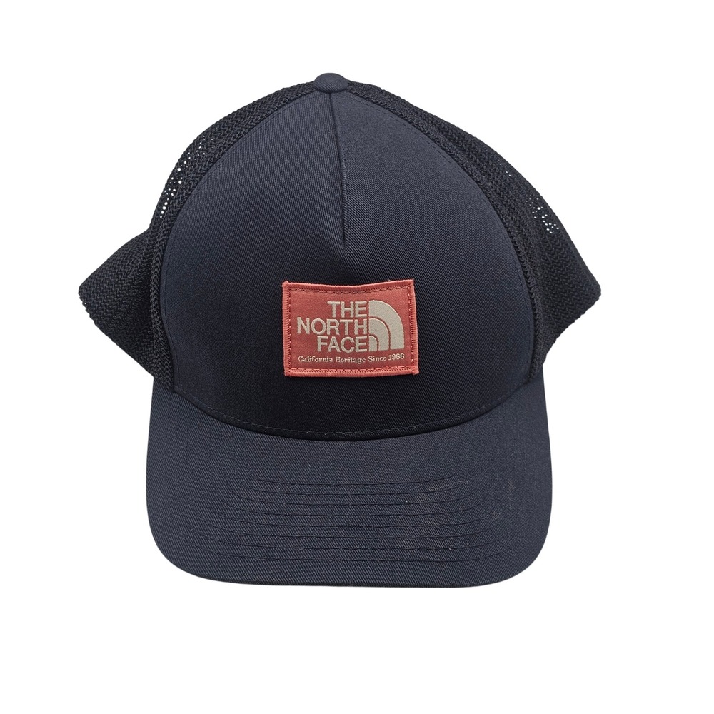 The North Face Trucker Hat OS‎ Navy Blue Gorpcore Outdoor Snapback Cap Casual